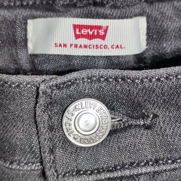 Levi's jean shorts women's size 16 grey classic - Picture 6 of 11